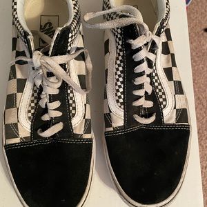Vans Checkered Black White Canvas